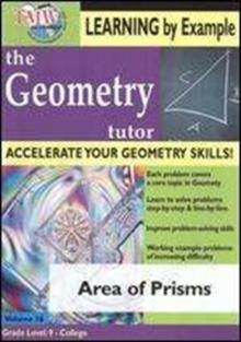 Geometry Tutor: Area of Prisms
